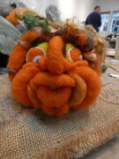 100% wool fibre felted                                               SOLD