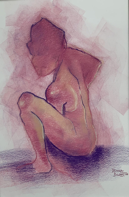 A Dancer's Knee  Pastel - 20" x 16"