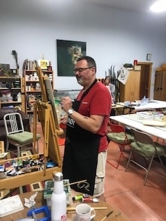 Darryl Funk oil painting workshop