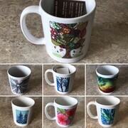 mug samples with my art